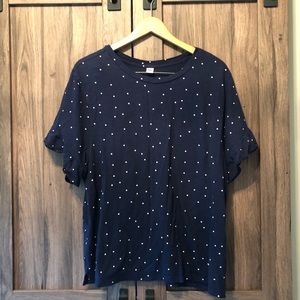 Old Navy short ruffle sleeve T-shirt